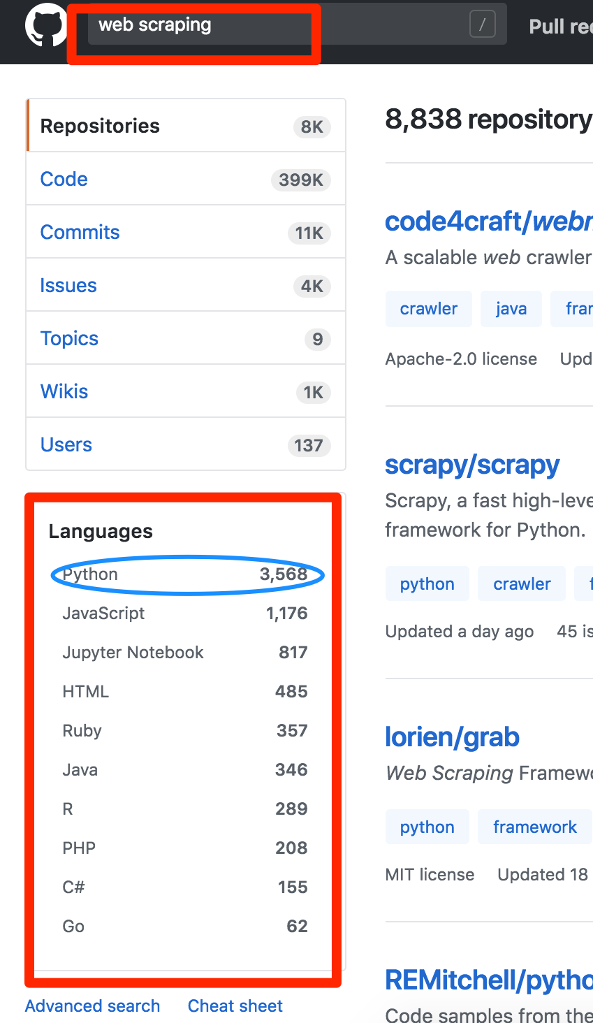 Github Search Results - Webscraping Github Search Results - Webscraping